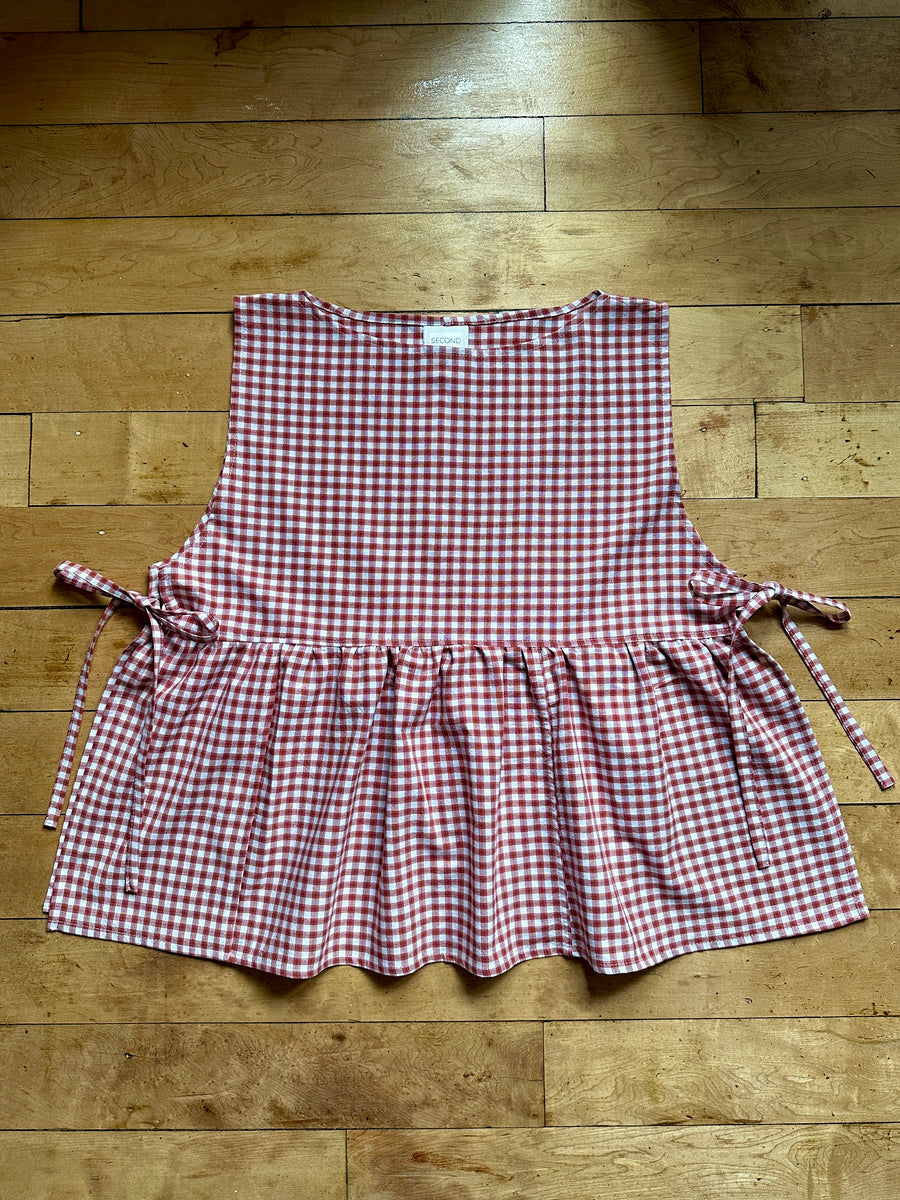 The Ada Smock in Red Gingham - Small