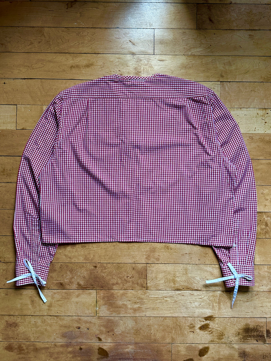 The Agnes Shirt in Red Gingham - Large